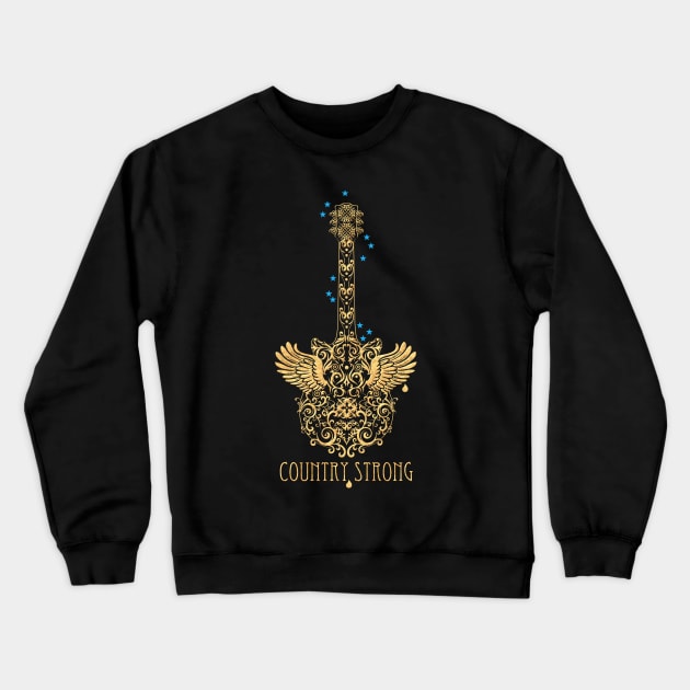 Country Strong Crewneck Sweatshirt by Artizan